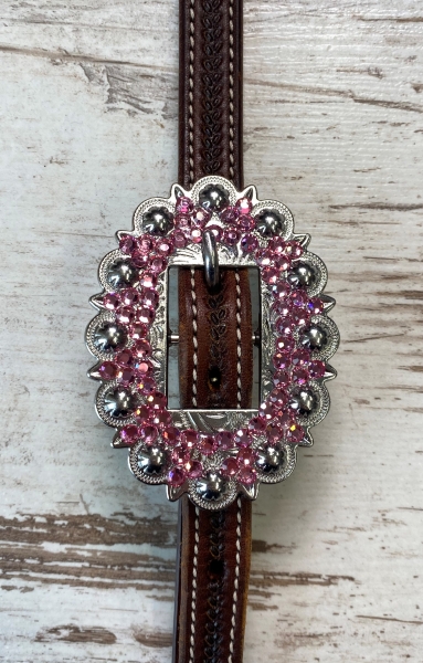 Glitzer Buckle Dot pink